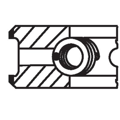 MAHLE Kolbenringsatz Universal 592 31 N0 Image