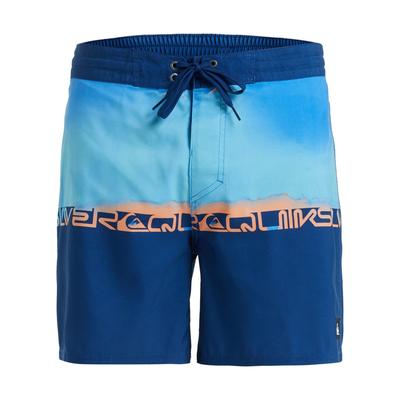 Boardshorts QUIKSILVER "Everyday 16", Herren, Gr. 30(S), nebulas blau wordblock, 100% Polyester, Hosen Image