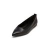 Ballerina MARC O'POLO "aus Rindleder", Damen, Gr. 39, schwarz, Obermaterial: 100% Leder (Rind), unifarben, Schuhe