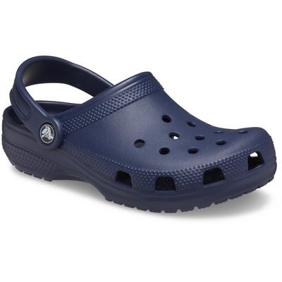 Clog CROCS "Classic K", Kinder, Gr. 34, blau (navy), Croslite, unifarben, klassisch, Schuhe, Sommerschuh, Hausschuh, Badeschuh mit schwenkbarem Fersenriemchen Image