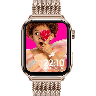 Smartwatch ICE-WATCH "ICE smart 3.0 - 1.78 AMOLED - GPS", rosa (roségoldfarben), Smartwatches, Armbanduhr, Damenuhr, Herrenuhr, Edelstahlarmband,digital Image