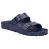 Pantolette JOSEF SEIBEL "Macon 01", Herren, Gr. 42, blau (dunkelblau), Lederimitat, sportlich, Schuhe, Badeschuh, Strandschuh, Sandale perfekt zum Baden, G-Weite