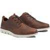 Sneaker TIMBERLAND "BRADSTREET LOW LACE UP SNEAKER", Gr. 47,5, braun (dunkelbraun), Leder, sportlich, Schuhe