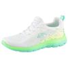 Slip-On Sneaker SKECHERS "SUMMITS", Damen, Gr. 41, weiß, neongrün, gelb, Textil, Mesh, kontrastfarbene Details, sportlich, Schuhe Sneaker, Trainingsschuh, Sneaker, Slipper, Halbschuh mit Bungee-Verschluss