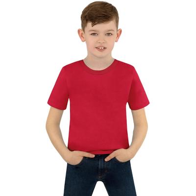 T-Shirt TRIGEMA "TRIGEMA T-Shirt aus 100% Baumwolle", Kinder, Gr. 152, braun (kirsch), 100% Baumwolle, Basic, Kurzarm, Shirts Image