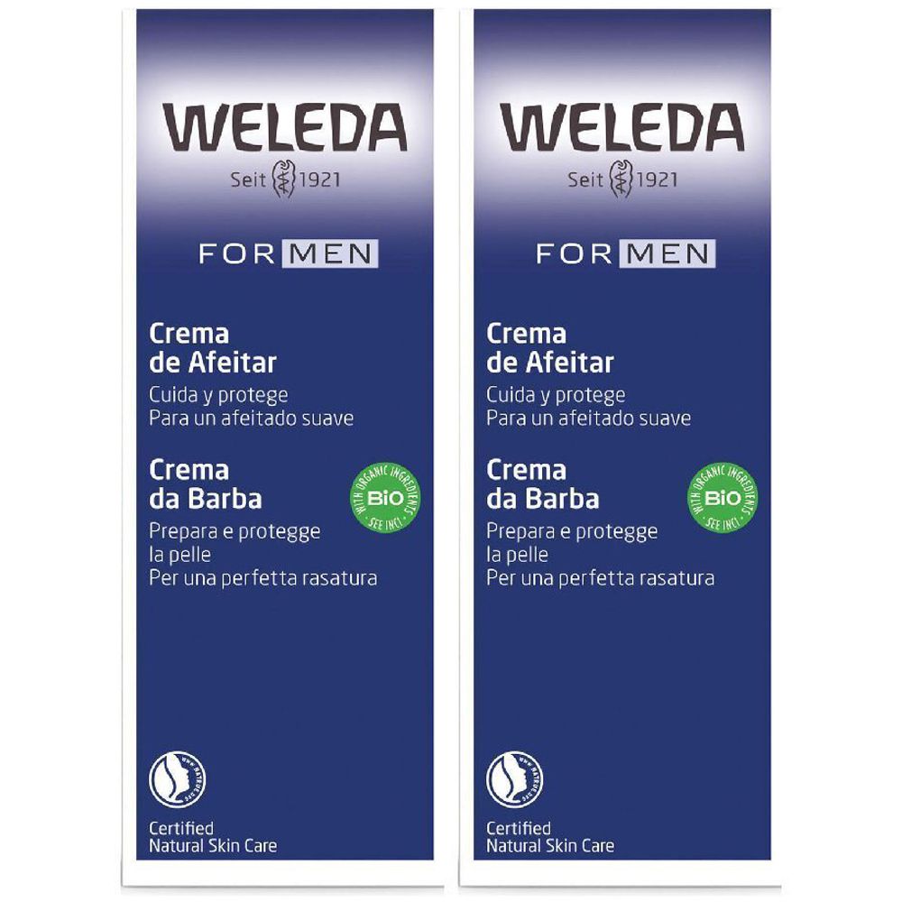 WELEDA Crema da Barba For Men 2x75 ml