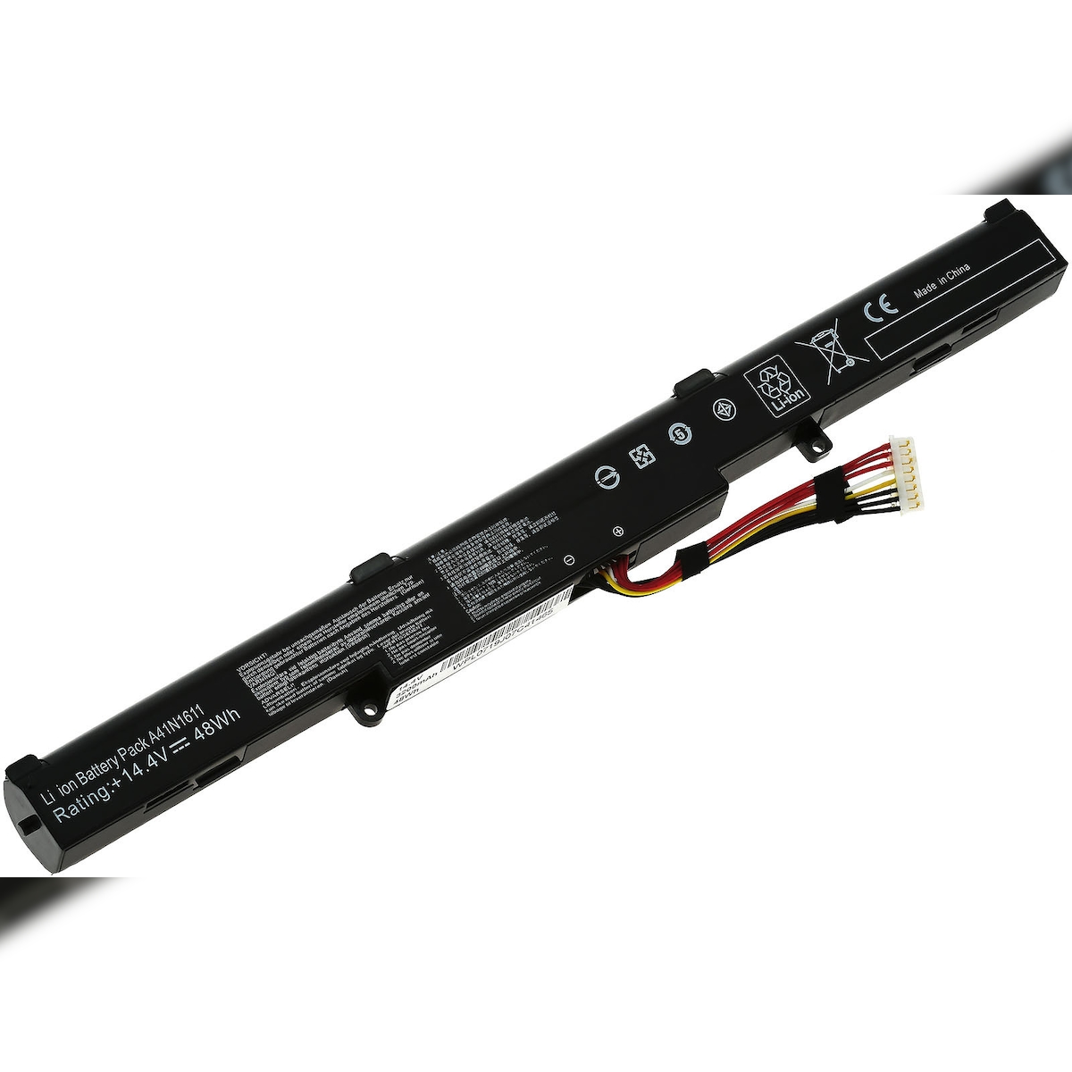 Powery Akku passend für Laptop Asus ROG GL553VD / ROG GL553VD-1A / ROG STRIX GL553VD / Typ A41N1611 u.a.