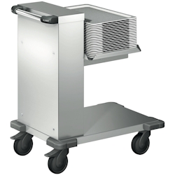B.PRO CCE 54/38, Tablettspender aus rostfreiem Edelstahl, fahrbar Image