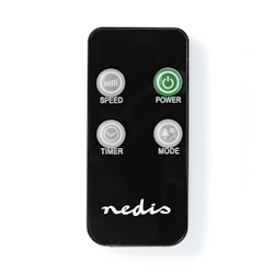 Nedis Remote fan black Image