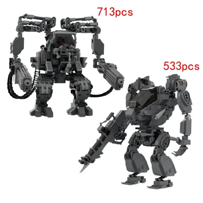 Spot MOC-136976 Mecha Boy Spielzeug Demontage 533 stücke kleine Partikel Montage Baustein Modell Image