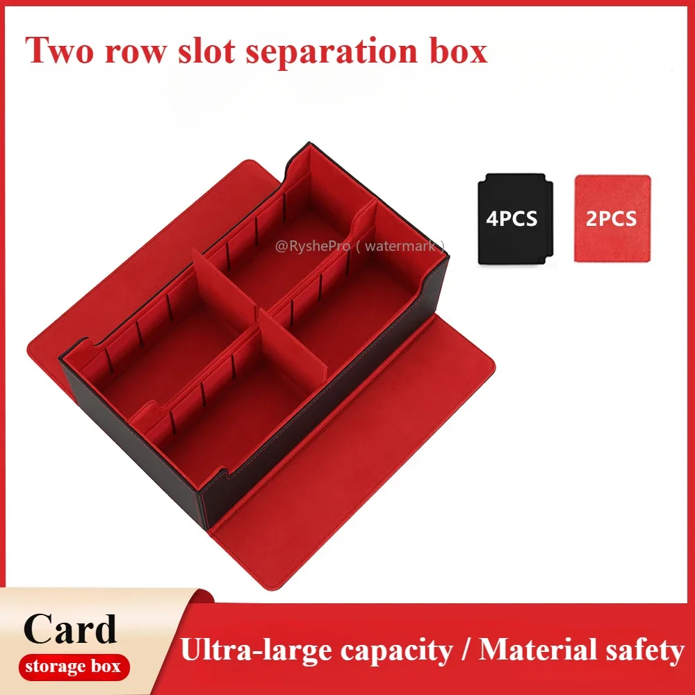 Kartenaufbewahrungsbox für Sammelkarten 910+ PU-Leder Commander Card Deck Case Magnetverschluss Kartenhalter für Magic Game Cards Image