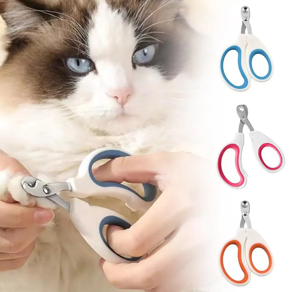 Profession elle Katze Nagel knipser für kleine Katze Hund Edelstahl Welpen Krallen Cutter Haustier Nagel pflege Clippers Trimmer Image