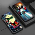 Custodia per telefono traslucida per Redmi Note 11Pro 5G 12C 12S 13 11S Xiaomi 12 11 Lite 11T 12X 12T UFO Robot Grendizer Cover posteriore opaca
