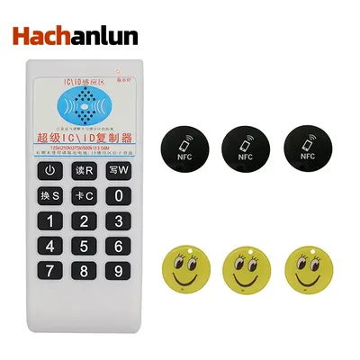 Handheld Frequency 125Khz-13.56MHZ Copier Duplicator Cloner RFID NFC IC Card Reader & Writer Access