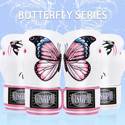 Professional Boxing Gloves Women Thai Boxing Free Fighting Sanda MMA Muay Karate Gloves for Children