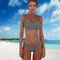 2024 New Summer Sexy Bikini Set Solid Swimsuit Women Swimwear Push Up Set Bandage Beach Bathing Suit