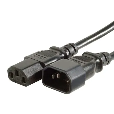 IEC C13 to C14 Power Cord 18AWG Computer Power Cable IEC320C14 TO IEC320C13 Power Extension Cable