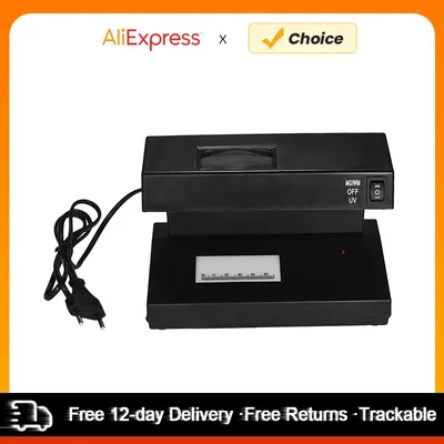 Portable Desktop Counterfeit Bill Detector Cash Currency Banknotes Checker Machine Support