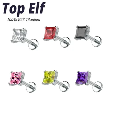 2024 Fashion Body Jewelry G23 Titanium Earring Set For Women Labret Lip Tragus Cartilage New Septum