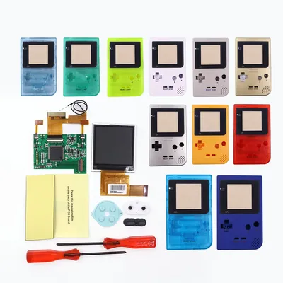 HISPEEDIDO GBP 2.2 inch IPS LCD Screen for Gameboy Pocket 8 Color Retro Pixel Screen Mod Kits with