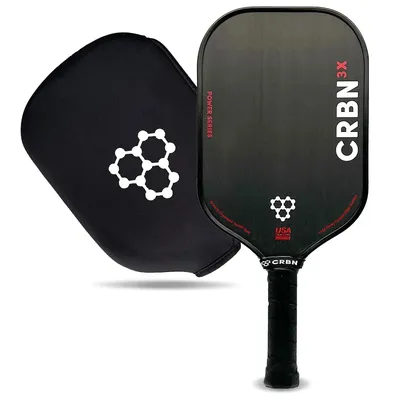 CRBN X Series Power Pickleball Paddle - Carbon Fiber Pickleball Paddle with Foam Injected Edges for