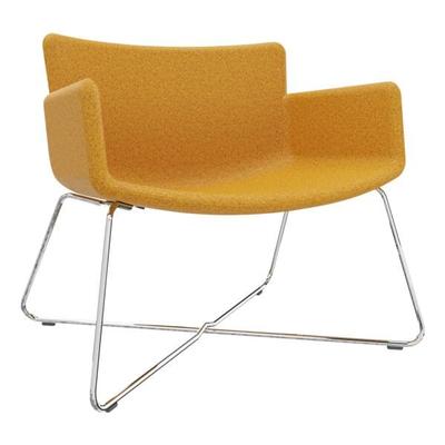 fm Büromöbel Lounge-Sessel »Lodus« mit Drahtgestell mit Armlehnen orange, 86x42x72 cm Image