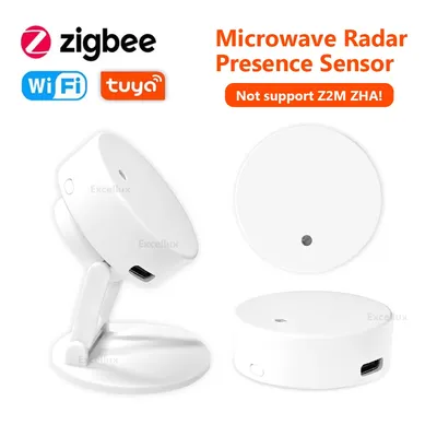Tuya WiFi Zigbee Human Presence Detector,Luminance/Distance Detection,Mmwave Radar Motion Sensor