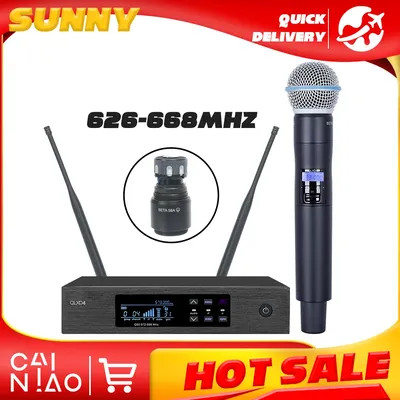 QLXD4 QLXD24 BETA58A BETA58 UHF wireless microphone Digital long distance System Performance