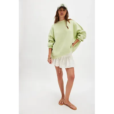 Easy Street Tunic at Free People in White Jade, Size: XS