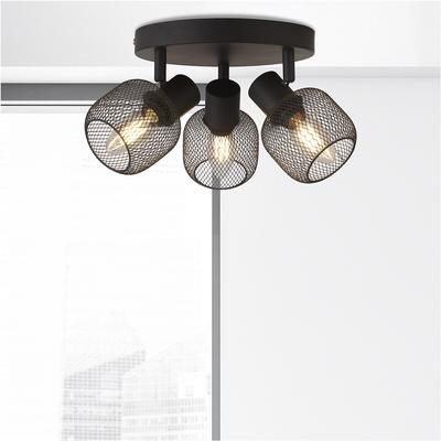3 Round Light Cage Spotlight Ceiling Light