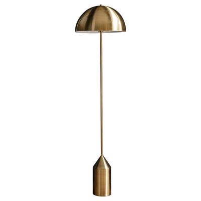 Contemporary Floor Light Antique Brass