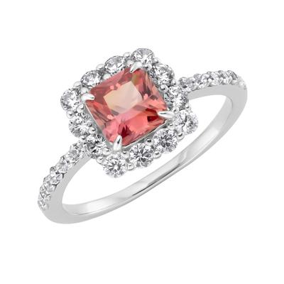 Giorgio Martello Milano - Ring Ziersteine, Zirkonia weiß, Silber 925 Ringe 1 ct Orange