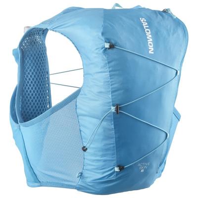 Salomon - Active Skin 8 Set - Laufweste Gr M blau