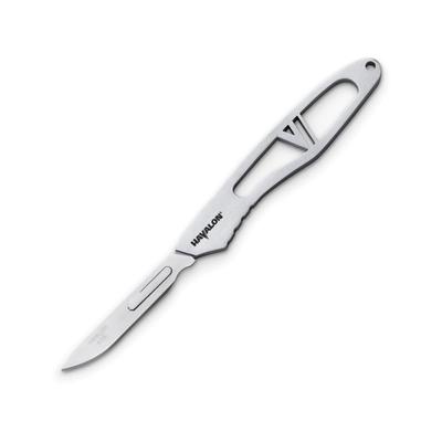 USED Havalon Piranta Echo Fixed Blade Knife 8.88in Stainless Blade Skeletonized Stainless Handle XTC-ECHO EDEMO1 Condition Like New Inspect and Rebox