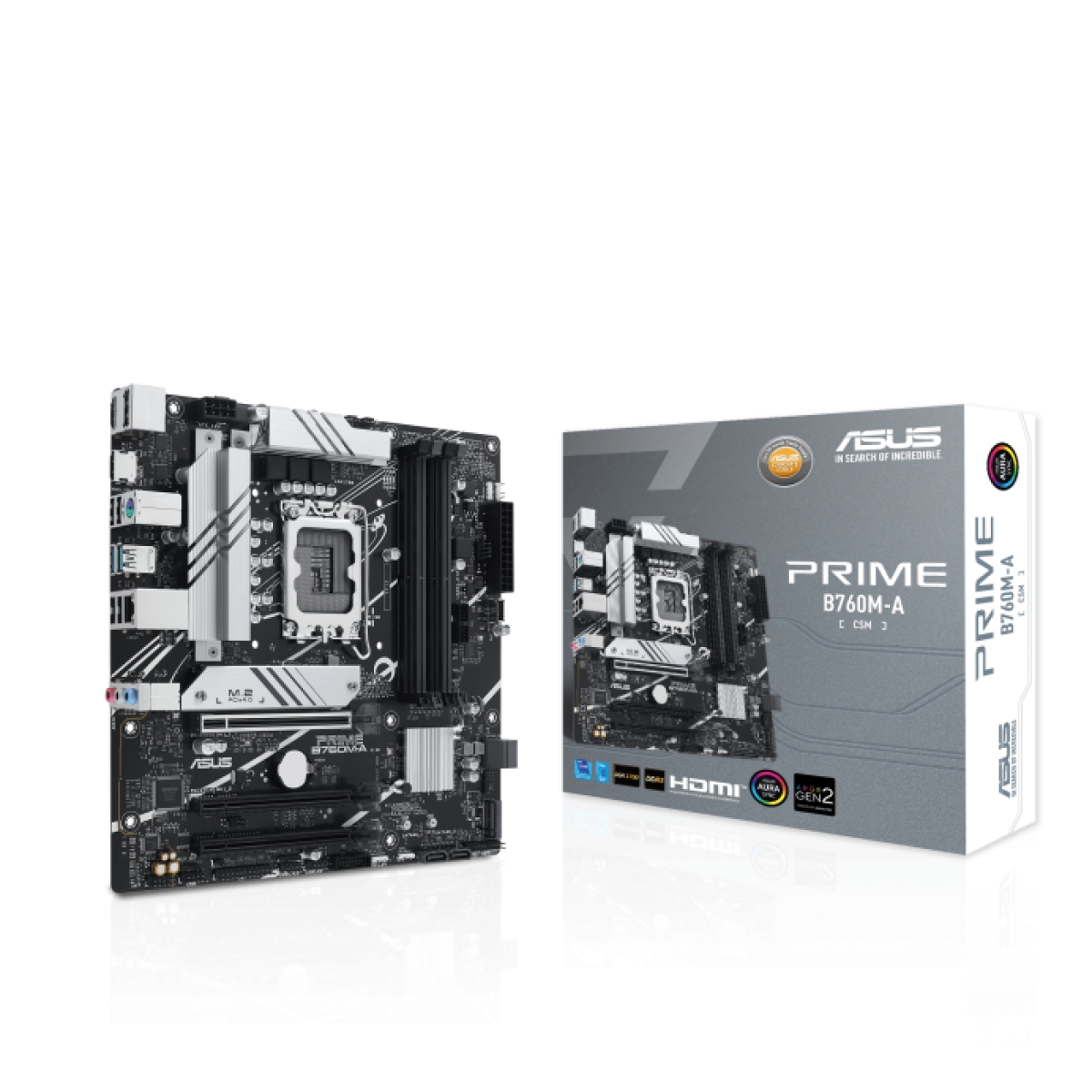 ASUS PRIME B760M-A-CSM Business Mainboard Sockel Intel LGA 1700 Image