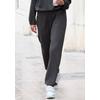 Loungehose COPENHAGEN STUDIOS, Damen, Gr. 40/42, N-Gr, grau (dunkelgrau), Sweatware, Obermaterial: 54% Modal, 40% Polyester, 6% Elasthan, unifarben, casual, bequem lang, Hosen, extra softes Material