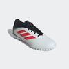 Fußballschuh ADIDAS PERFORMANCE "COPA PURE 3 CLUB TF", Gr. 45, weiß (cloud weiß, lucid rot, core schwarz), Synthetik, sportlich, Schuhe