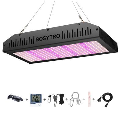 TEMU Bosytro 2000w Full Led Grow Light, Dual Switch Veg & Bloom, , Includes Timer, Clamps, And Thermometer - Ideal For Indoor Plants, Vegetables, Flowers Image