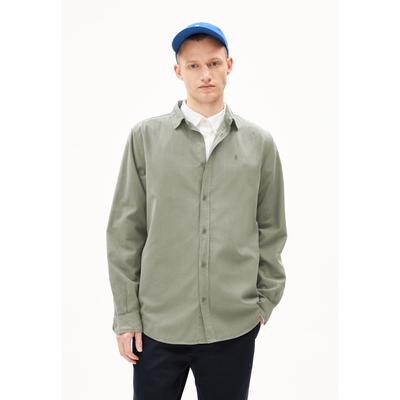 GIAALO OVERSHIRT - Männer Relaxed Fit Hemd - grün (Größe: M)