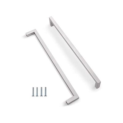 L&h-cfcahl - 2 Stück Möbelgriff möbelgriffe Silber möbelgriffe edelstahl, für Schränke, Schubladen, Image
