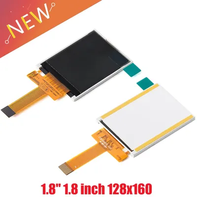 1,8" 1,8 Zoll 128x160 SPI Vollfarb-TFT-HD-IPS-LCD-Display 128*160 Modul ST7735S 3,3V Ersetzen Sie den OLED-Stromanschluss für Arduino Image
