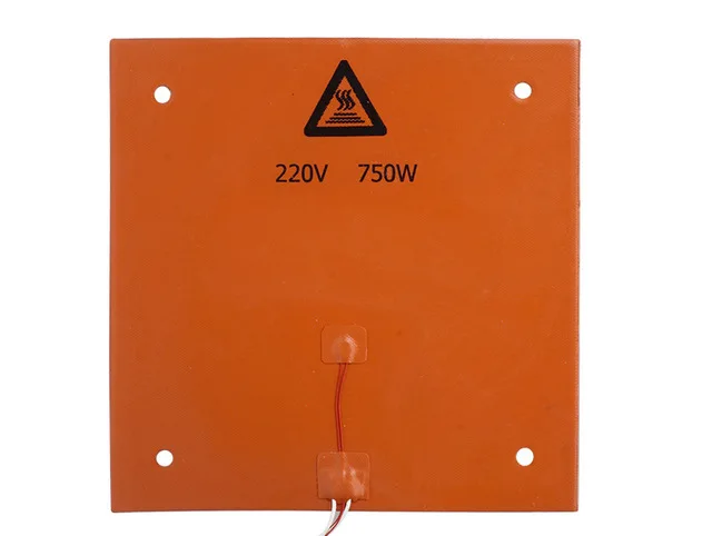 Silikon heizkissen 310x310mm / 400x400mm / 508x508mm 110V/220V 750W für 3D-Druckerzubehör CR-10 CR-10 S4 S5 Hot Bed Image