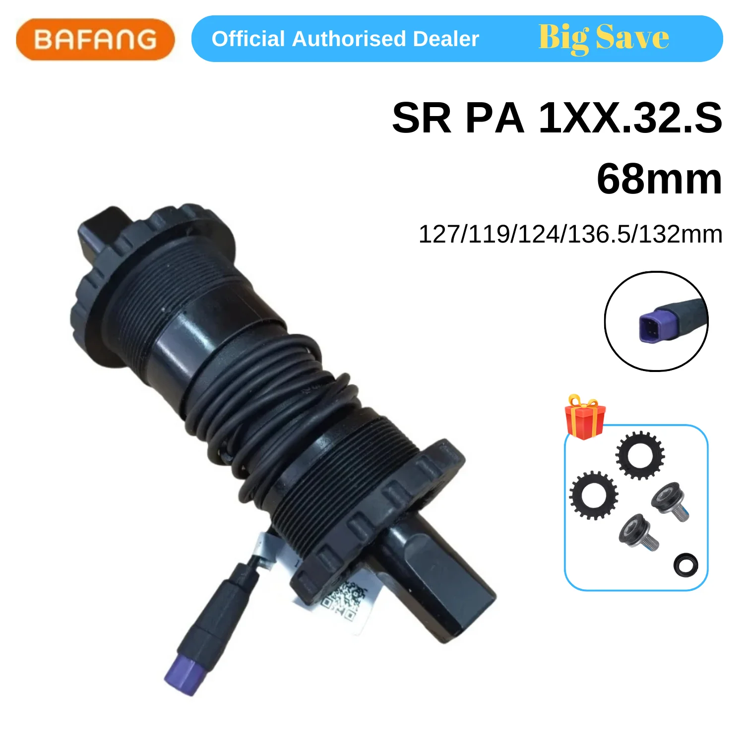 Bafang Assist Center Column Sensor PAS SR PA121. 32S Neuer 2.0 Pedal Assist Sensor 68mm Elektrofahrrad Booster Trittfrequenzsensor Image