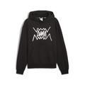 Hoodie PUMA "Jaws Core Basketballhoodie Herren", Herren, Gr. 4XL, schwarz, Obermaterial: 34% Polyester, 66% Baumwolle; Rippe: 98% Baumwolle, 2% Elasthan, relaxed fit, Rundhals, Langarm, Sweatshirts