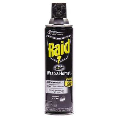 Raid Wasp and Hornet Killer, 14 oz Aerosol Spray, 12/Carton (SJN377651) Case of 12 Raid® Insect Control