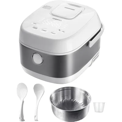 TOSHIBA Rice Cooker Induction Heating, with Low Carb Rice Cooker Steamer 5.5 Cups Uncooked -