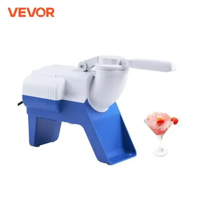 VEVOR Ice Crushers Machine Electric Snow Cone Maker Shaved Ice Machine Ice Shaver Machine for