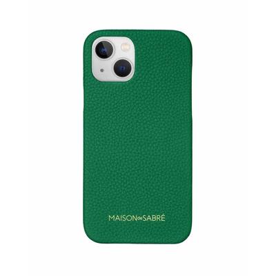 Maison de SABRE Leather Phone Case (iPhone 13) - Emerald Green