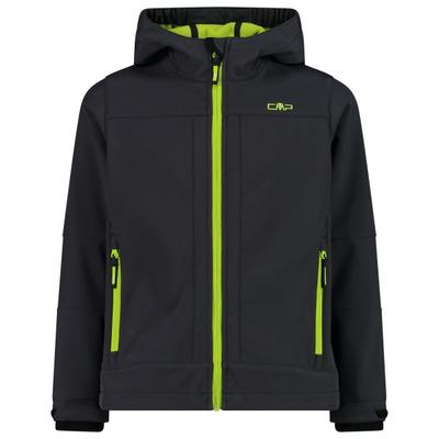 CMP - Boy's Jacket Fix Hood Softshell - Softshelljacke Gr 98 schwarz