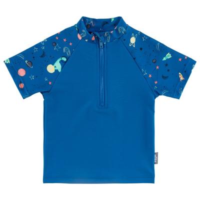 Sterntaler - Kid's Badeshirt Kurzarm Weltraum - Lycra Gr 80 blau Image